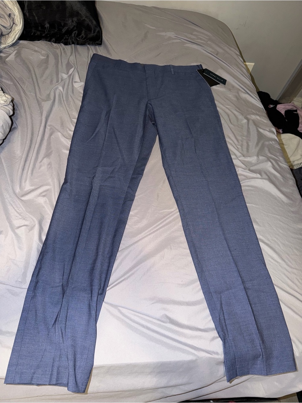Perry Ellis Men's Dress Pants in Slate Blue